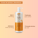 Creme de Pentear Nutri Waves 1000 ML  - No Poo / Low Poo - Ação Condicionante